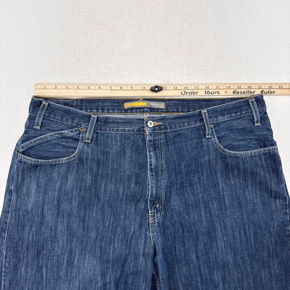 Vintage Levis Silvertab Baggy Jeans Mens Size 42 x 32 Denim Y2K 2002 Casual - Picture 9 of 11